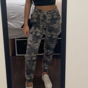 Camo cargo pant joggers